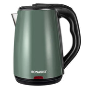 Sonashi 1.8 Litres Cordless Stainless Kettle SKT-1811N - Green