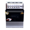 Blueflame 60cm X 60cm S6040GRFP Full Gas Cooker ( Made In Turkey )- Stainless Steel (3YR WRNTY)