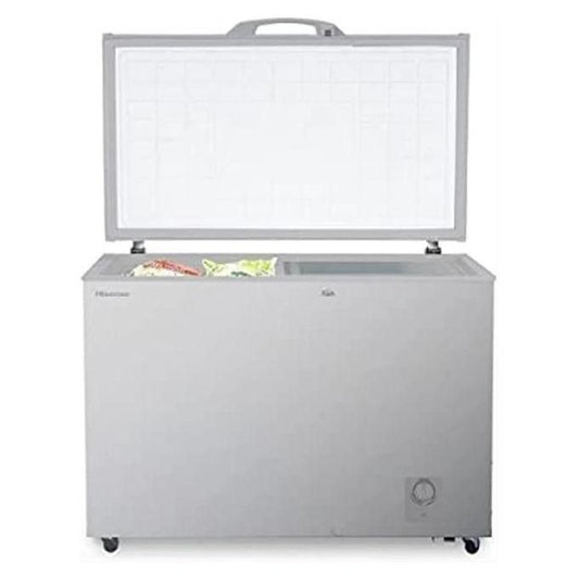 Hisense 400 Liters Chest Freezer Single Door Deep Freezer - Grey 3Yrs Wrnty