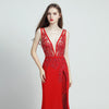 Lace Beaded Toast Dress Temperament Long Style