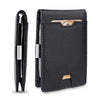 Men's Card Holder Fiber Leather Money Clip Wallet
