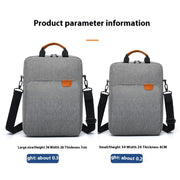 Laptop Flat Shoulder Messenger Simple Shockproof Storage Bag