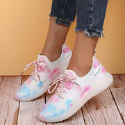 Tiedyed Flying Mesh Casual Sneakers