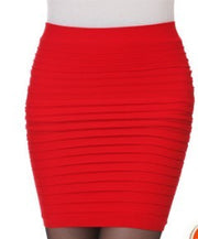 In summer thin hip skirt.