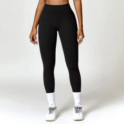 Belly Contracting Hip Lifting Brushed High Waist Yoga Pants
