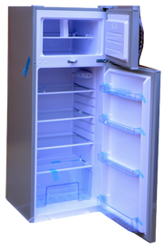 ADH 358L Double Door Refrigerator – Silver