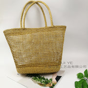 Mesh Rope Straw Bag Shoulder Bag for Women