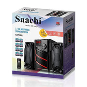Saachi 2.1 Channel Home Audio System / Sub Woofer / Multimedia Speaker – Black. (1 YR WRNTY)