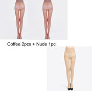 Sexy High Elastic Belly Mask Horse Oil Socks Steel Stockings