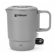 Hoffmans 3-in-1 Foldable Fast Boil Electric 0.8L Travel Kettle, Cup & Pot 1200W HM-2560 - White/Grey