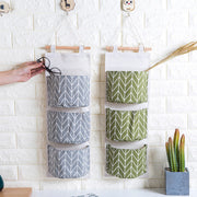 Simple Household Cotton And Linen Waterproof Storage Hanging Bag