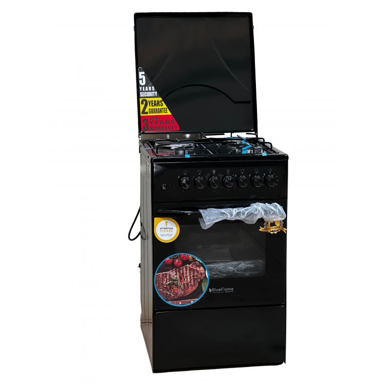 Blueflame 50x50cm 3 Gas 1 Electric Cooker with Electric Oven C5031E