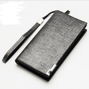 Long wallet multi-function zipper clutch
