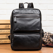 Leather backpack