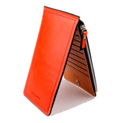 Slim wallet with zipper wallet