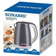 Sonashi 1.8 Litres Cordless Stainless Kettle SKT-1811N - Grey