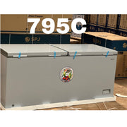 SPJ 850L Double Door Deep Freezer