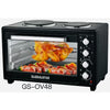 Global Star Electric Oven With Rotisserie HOT PLATE 48 Litre - GS-OV48 (1YRS WRNTY)