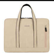 Waterproof PU Leather Briefcase Laptop Bag For Women Business Handbag 13.3 14 15.6 Inch For Macbook Pro 13 15 Case Notebook Bag