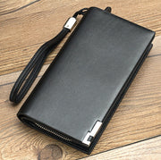 Long wallet multi-function zipper clutch