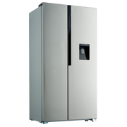 ADH 558L 4 Door Glass Finish Nofrost Refrigerator – Silver