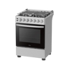 Midea 60x60cm 3Gas 1 Electric Cooker With Electric Oven 60E3G1H4F-SL Silver