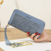 Women's purse long zipper