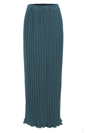 Chiffon pleated double flared skirt