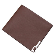 Student Wallet Slim Cross Pattern Wallet