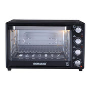 Sonashi 45 Litres Electric Oven Rotisserie & Convection Function STO-735 - Black.