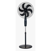 SPJ 18 Inch Adjustable Standing Smart Fan With Display And Remote Control - Black