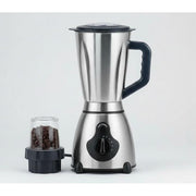 Hoffmans 2-in-1 Blender & Dry Grinder High-Speed 800W Motor with Premium Stainless Steel Jar (Ice Crusher Function) - HM-922 - Steel