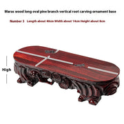 Solid Wood Ornament Base Can Be Carved With Grooves