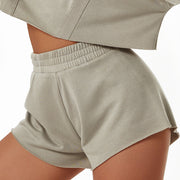 Knit Sporty Street Style Baggy Shorts