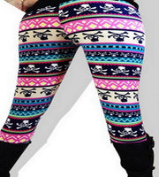 Fashion Women's Leggings Pants Print High Waist Leggings Happy Christmas Party Long Pants 18 Color Ladies Xmas Trousers