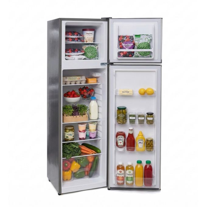 SPJ 229L Double Door Refrigerator – Silver