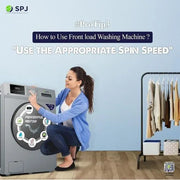 SPJ 8Kg Front Load Fully Automatic Washing Machine