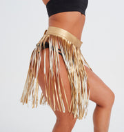 Summer New Women's Clothing Sexy Tassel Splicing Skirt
