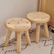 Solid Wood Personal Household Living Room Modern Minimalist Old-fashioned Small Bench