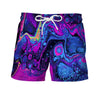 Summer Purple Landform Digital Printing Male