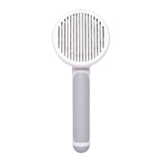 New Pet Cat Brush Hand-held Steel Wire Self-cleaning Comb Looper For Hair Removal