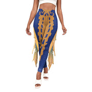 Colorful Little Mermaid Fin Mermaid Digital Print Hip Lift Feet Pants