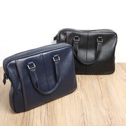 Leather leather handbag for men