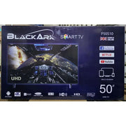 BLACKARK 50 Inch UHD 4K Smart Android TV, Frameless with Inbuilt Free To Air Decoder - Black