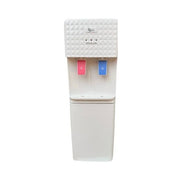 Roch 2 Taps Hot And Cold Water Dispenser With Storage Cabinet - White (2YRS WRNTY)