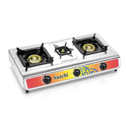 Saachi Triple Burner Gas Stove NL-GAS-5224-ST With Automatic Ignition