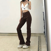 High-waisted Slim Slimming Hip Jeans
