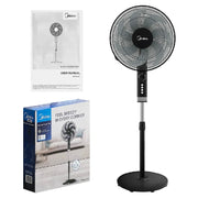 Midea 16" Stand Fan FS40-23MT, Black