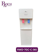 Roch 2 Taps Hot And Cold Water Dispenser With Storage Cabinet - White (2YRS WRNTY)