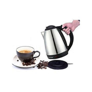 Pixel 2 Liters First Boiling Electric Kettle - Stainless Silver(1 YR WRNTY)